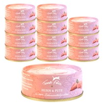 테라펠리스 고양이 치킨 앤 칠면조 캔사료 12p, 80g, 닭, 12개