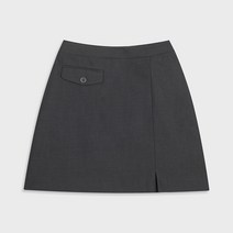 미쏘 여성용 A라인 트임 미니스커트