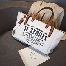블랙스완 여성용 레터링 컨버스 크로스백