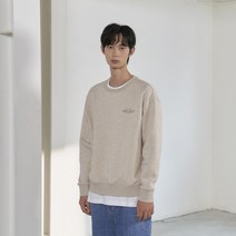 베이직하우스 남성용 그래픽 기모 맨투맨 LWTS7151