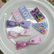 마더와이즈 핸드메이드 여아용 데일리 헤어핀 8종 세트