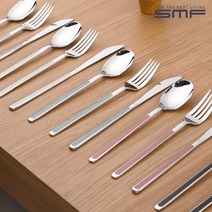 [코렐 코디네이츠] [삼미수저]레이디 컬러 세라믹 양식기세트 3P(색상선택), 선택:03. 민트