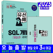 SQL개발자 SQLD 자격증 시험 교재 책 시대고시기획 2023 정미나 유선배 과외노트