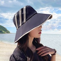 Lizziery봄여름 나들이 차양 버킷햇 와이드챙 페이스캡 여성 버킷햇