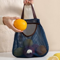 애니멀 포인트 다용도 과일보관망 야채보관망 감성야채망 장바구니 양파망 감자망 과일망 마늘망 그물, 레드