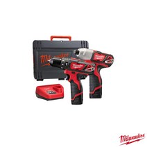 밀워키 충전콤보세트 M12 BPP2B 202X 12V 2.0AH 헬로우라이프