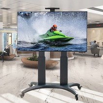 대형 이동식tv거치대 바퀴형 lg 삼성 대우 더함 모니터 TV스탠드 75인치 77인치 80인치 BVF1800-1, BVF1800-1 (vesa 최대 800x500)