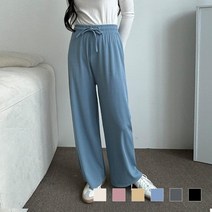 밴딩 빅사이즈 캐쥬얼 면 배기팬츠 스판 루즈핏 세미