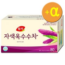 동서 자색옥수수차 80T x 2개 최적의 불랜딩 옥수수 둥서차 동서식품 자색옥수수 티백, 단품, 단품