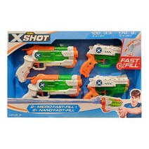 주루 엑스샷 디럭스 4팩세트 /물총놀이 코스트코, 1세트