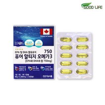 굿라이프 퓨어알티지오메가 저온초임계 rtg오메가3 EPA DHA IFOS 흡수빠른 rTG 오메가3 1000mgx30캡슐