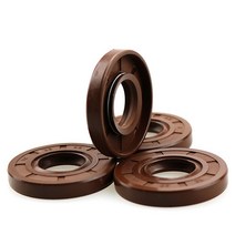 ID 15 MM TC 오일 씰 스켈레톤 브라운 불소 FKM 고무 유압 스프링 링 개스킷 15x21x4 15x23x7 2 피스, 02 15x23x7  2PCS