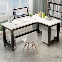 ㄱ자책상 l형책상 공부방 서재 공간활용 컴퓨터, a좌우회전각길이120폭120높이74