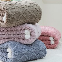 단잠 극세사 담요 양털 블랭킷 패드 차박 캠핑 감성 이불 대형 150x200