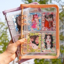 봄봄 A5 6공 포카바인더 속지포함 포카앨범 포토카드, 라벤더퍼플(속지10장포함)