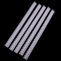 양봉 도구 자재 용품 유용한 스트립 더블 행 벌집 5 개 내구성 플라스틱 양봉 장비 여왕벌 도구 정원 용품