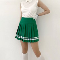 여성 골프치마 큐롯 스판 하의 플리츠 테니스 주름 스커트