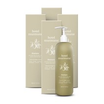 호텔무무라 두피케어 아로마 약산성 탈모샴푸 시트러스향, 4개, 400ml