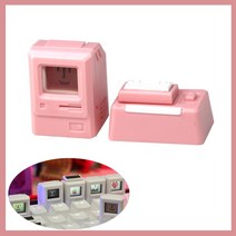 MAC FC 귀여운 기계식 키보드 레트로 키캡 맞춤형 축 버튼에 적합 클래식 게임 K-04, [08] MAC Pink  Keycap