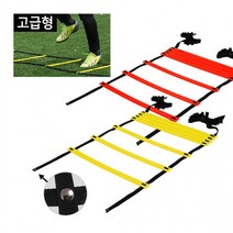 축구연습 사다리 스텝레더 고급형 3M 4M 6M, 고급형-6M(옐로우)