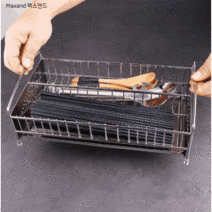 Maxand가정용 수저통 물빠짐 304스테인레스, 수저통 스몰