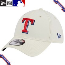 [미국정품] 907375 스냅백 캡모자 MLB [텍사스 레인저스] 뉴에라 Chrome Team Classic 39THIRTY Flex Hat - White