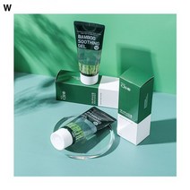 청화 대나무 수딩젤 80ml 수분 재생 아이 톤업 미백 주름 개선 피부과 영양 청소년 여드름 진정 여자 남자 생일 선물, 1, 본상품선택