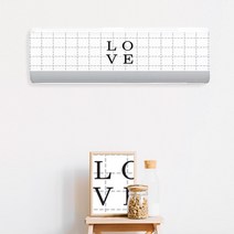벽걸이형 원룸형 에어 컨커버/휘센 무풍 콘커버 에어 가리개 벽걸이 덮개 카바 컨 휘센 무풍, 쿠팡1 아이스초코 러블리베어