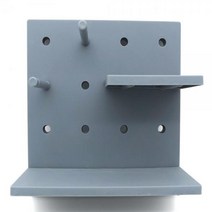 GPP168122냉장고위수납장셀프인테리어-블루 인테리어선반 타공판보드 무지 압축선반, 1