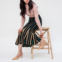[KT알파쇼핑][바바라보리스]슬림 인디언 머메이드 니트 롱 스커트
