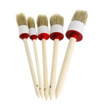 크롬휠복원 크롬붓페인트 5pcs 자동차 청소 브러쉬 자세히 세트 세부 키트 공기 환기 대시 보드 휠 도구 세