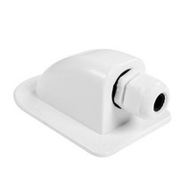 카라반 캠핑카 수납 선반 정리 부속 부품 액세서리 RV 지붕 정션 박스 태양 전지 패널 밀봉 방수 커버 태양광 와이어 엔트리 캠핑 캐러밴, 단일 구멍