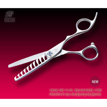 리케이 강아지 10방 숱가위 17cm PHS-1010-V1, 혼합 색상, 1개