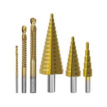 Binoax-스텝 드릴 비트 슬롯 브로칭 톱 드릴 세트 금속 목재 4-12/20/32mm 목재 커터 세트 3 6 8mm 톱 드, 03 6 Pcs