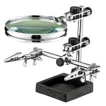 PCB 보드 인두기 납땜 확대경 스탠드 SOLDER 작업대, 1개