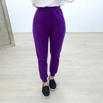 이힝 줄라인 기모 밴딩 배기 조거팬츠
