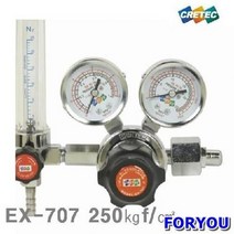 Foryou15200 크레텍 질소조정기 22mm 산 1개 조정기 용접기 자재 질소