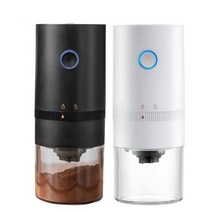 타임모어 핸드 수동 커피 그라인더 기계 usb 휴대용 전기 스파이스 밀 머신 전기, 검은색