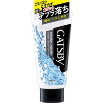 맨담 mandom GATSBY 갯츠비 페이셜 워시 스트롱 클리어 폼 [130g] 남성용 세안제, 단일, 130g, 1개