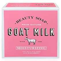 샤워메이트 산양유 딸기 비누, 90g, 8개