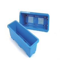 용진 초화박스 파랑 소 545x190x150 학교 환경심사 관공서 플라스틱화분