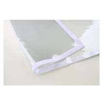 미셀 벨크로 방풍비닐 커튼, 흰색벨크로