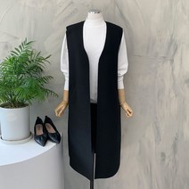 행복여[신상무배]실루엣 라인 울 모직 베스트