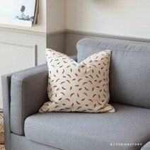 깃털레이스 쿠션 방석 커버