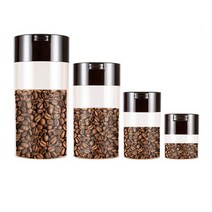 푸쉬락 원두커피 보관용기 진공 밀폐용기 3종, 1개, 푸쉬락 원두커피 밀폐용기 3호(중 200g)