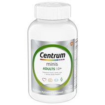 centrum minis silver multivitamin for Adult 50 plus 멀티미네랄 보충제 비타민 d3 b-비타민 글루텐 프리 비-gmo 성분 노인의 기억력