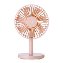 더숨 데스크탑 미니 선풍기, FAN-S2 STAND, 핑크