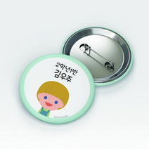 디자인아지트 캐릭터버튼 폴과친구들 뱃지 미아방지 어린이집 명찰, 폴 친구6