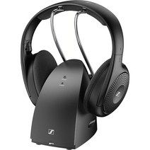 Sennheiser RS 120-W 온이어 무선 헤드폰 3가지 사운드모드 경량 60m 범위 송신기 충전기 선명한 청취