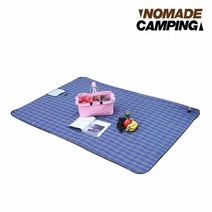 오너클랜 노마드 캠핑 피크닉 매트 블루 CN060012, 단일옵션